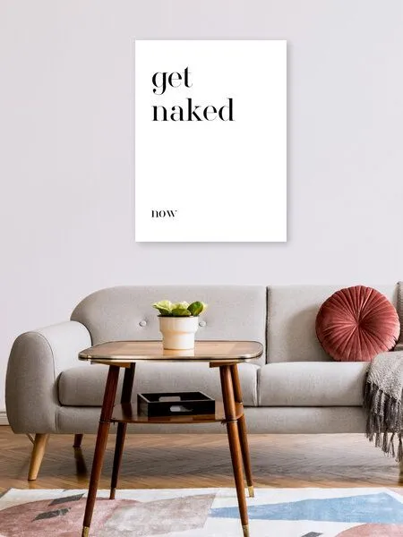 Photocircle Photocircle Poster / Leinwandbild - Get Naked No3 – Produktbild 2 von 4