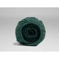 Yumeko Spannbettlaken "Yumeko" aus Perkal-Baumwolle, Forest green, – Produktbild 1 von 1