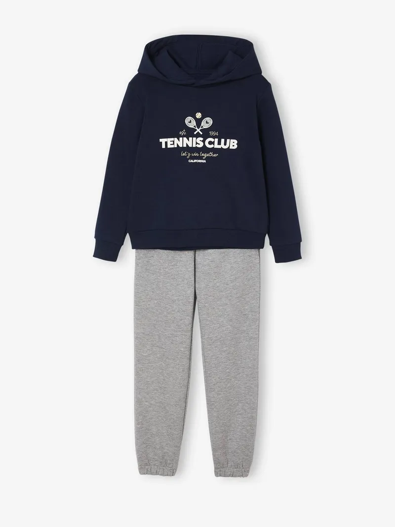 Vertbaudet Mädchen Jogginganzug mit Kapuze, Marine, – Produktbild 1 von 3