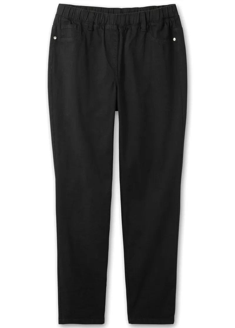 sheego Schlupfhose schwarz, Schwarz, – Produktbild 2 von 2