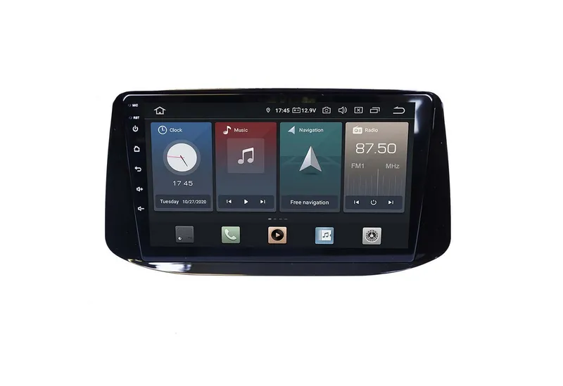 TAFFIO Für Hyundai i30 9" Touchscreen Android Autoradio GPS Navi CarPlay Einbau-Navigationsgerät – Produktbild 1 von 3