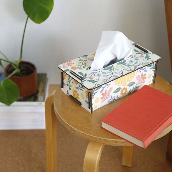 WERKHAUS WERKHAUS Tissue-Box Scandi Bloom – Produktbild 2 von 4