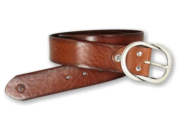 Greenbelts Greenbelts Damen Ledergürtel ANDREA, Tabak, – Produktbild 4 von 4