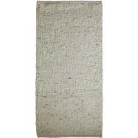 Schurwollteppich "Garmisch" 90 x 180 cm, naturgrau-mittel – Produktbild 1 von 1