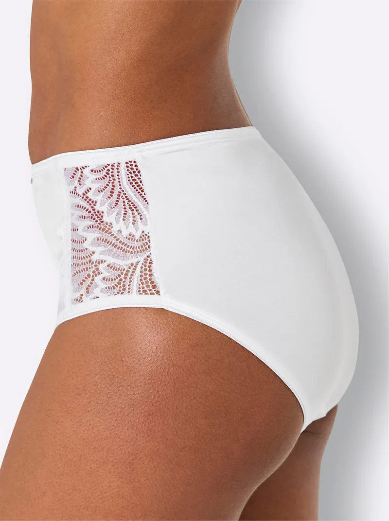 wäschepur Hüftslip weiß, Weiß, – Produktbild 2 von 3