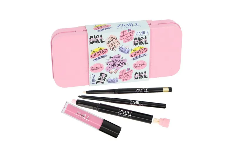 ZMILE COSMETICS Schmink-Set Metal Pencil Box 'Magical' - vegane Kosmetik, 4-tlg., inkl. Metal-Pencil Box – Produktbild 1 von 5
