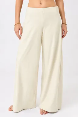 mandala MANDALA Damen vegan Hose Extra Weit Morning White – Produktbild 1 von 1