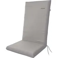 Doppler Auflage "NATURE" hoch, aus 100% R-PET, 119 x 48 x 6 cm, grau – Produktbild 1 von 1