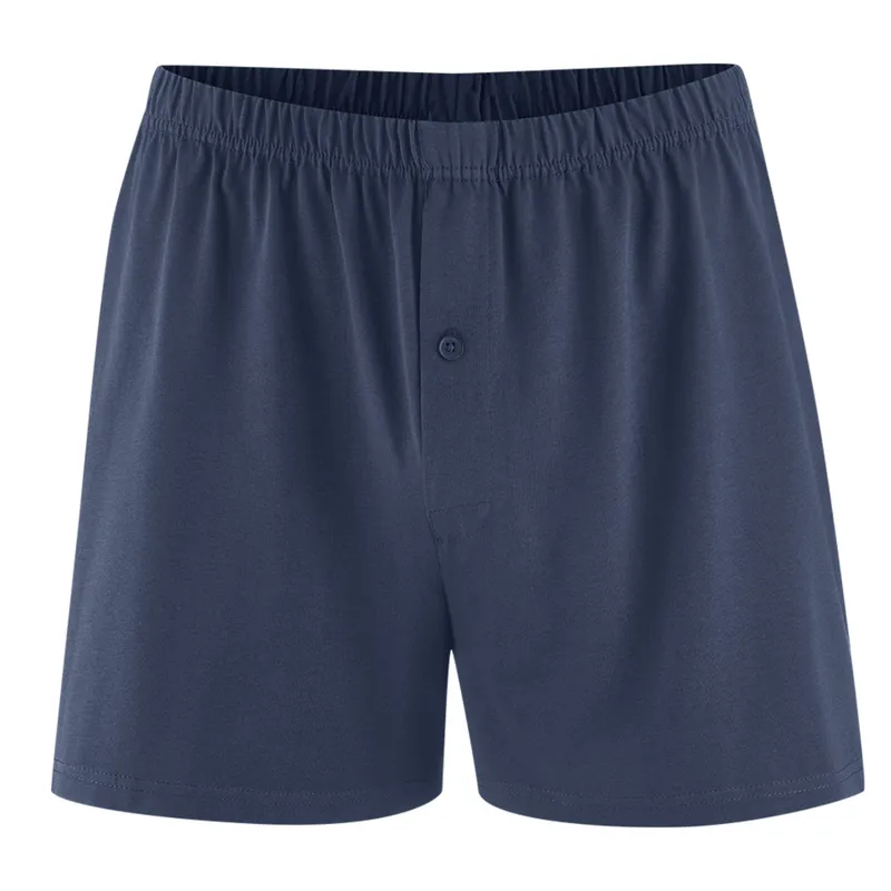 Living Crafts Living Crafts Herren Boxer-Shorts (100% Bio-Baumwolle), Blau, – Produktbild 1 von 2