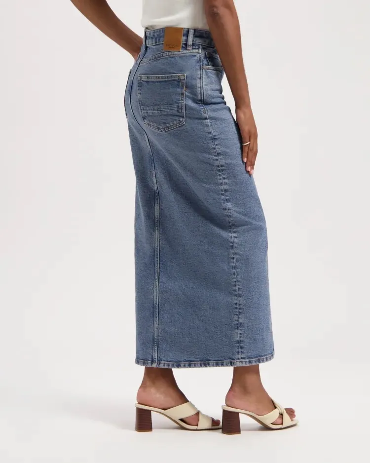 Kuyichi Kuyichi Damen vegan Rock Coda Denim, Blau, – Produktbild 1 von 2