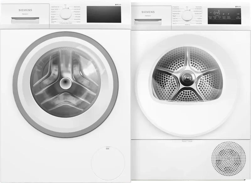 Siemens Siemens WM14N127 + WT45HVA4, Weiß, – Produktbild 1 von 1