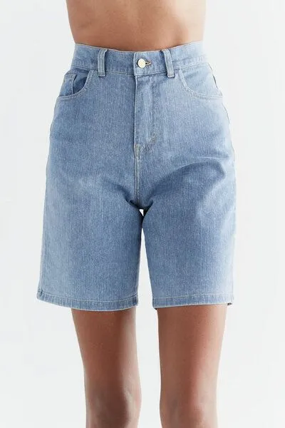 Evermind Evermind W's Shorts-WA3020, Light slate blue, – Produktbild 3 von 5