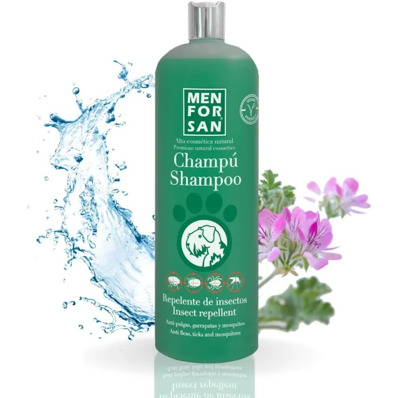 MENFORSAN MENFORSAN Shampoo für Hunde mit Insektenschutz 1 l – Produktbild 1 von 2