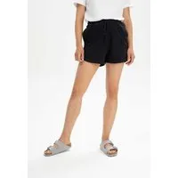 MELA Jersey Shorts Style SUNYATA | von MELA | Fairtrade & GOTS zertifiziert, Schwarz, – Produktbild 1 von 1