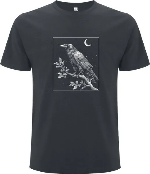 Spreecult Spreecult Rabe - Bio und Fair - Männer Unisex T-Shirt, Grau, – Produktbild 2 von 2