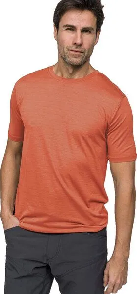 Woolona Woolona Merino T-Shirt - NOTUS - 100% Merinowolle, Orange, – Produktbild 2 von 2