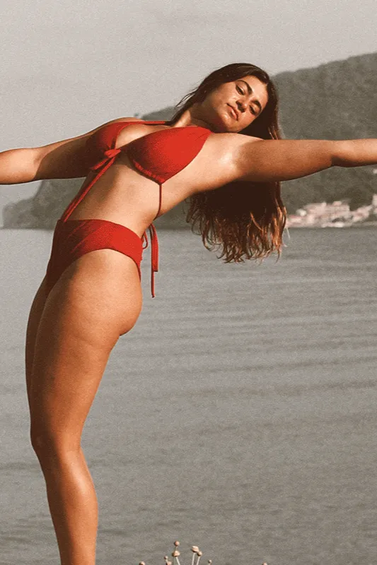 Anekdot Anekdot Damen vegan Bikini Bottom, Rot, – Produktbild 2 von 2