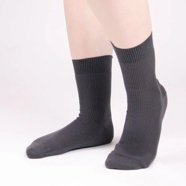 Living Crafts Living Crafts Unisex-Socken aus 100% Bio-Baumwolle, Dark grey, – Produktbild 1 von 2