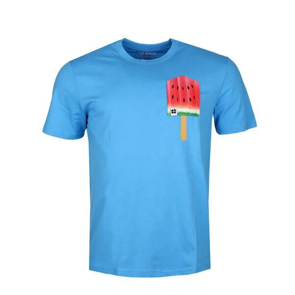 FÄDD FÄDD Herren T-Shirt Rundhals aus Bio-Baumwolle "LECK MICH BT", Blau, – Produktbild 1 von 3