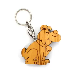 Mitienda Shop Mitienda Shop Schlüsselanhänger aus Holz - Hund – Produktbild 1 von 1