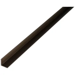 Alberts ALBERTS Winkelprofil, gleichsch., Alu bronze elox., LxBxHxS 1000 x 15 x 15 x 1 mm – Produktbild 1 von 1