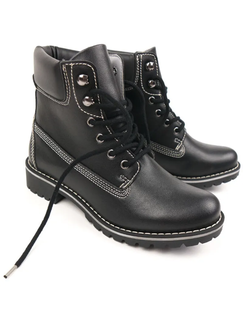 Will's Vegan Store Will's Vegan Store Damen vegan Dock Boots Schwarz, Schwarz, – Produktbild 2 von 2