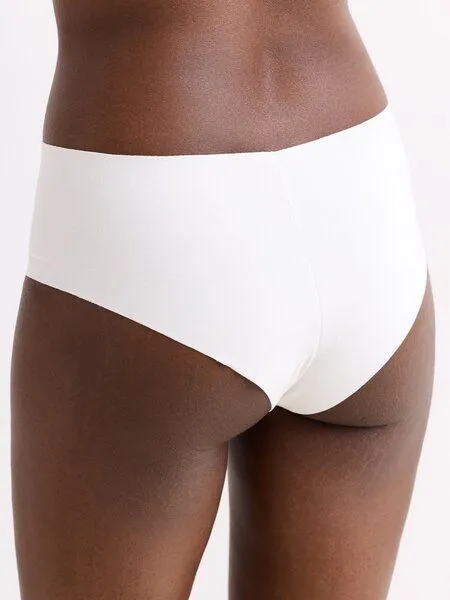 erlich textil erlich textil Light Touch High Waist Brazil String aus Modal, Ecru, – Produktbild 5 von 6