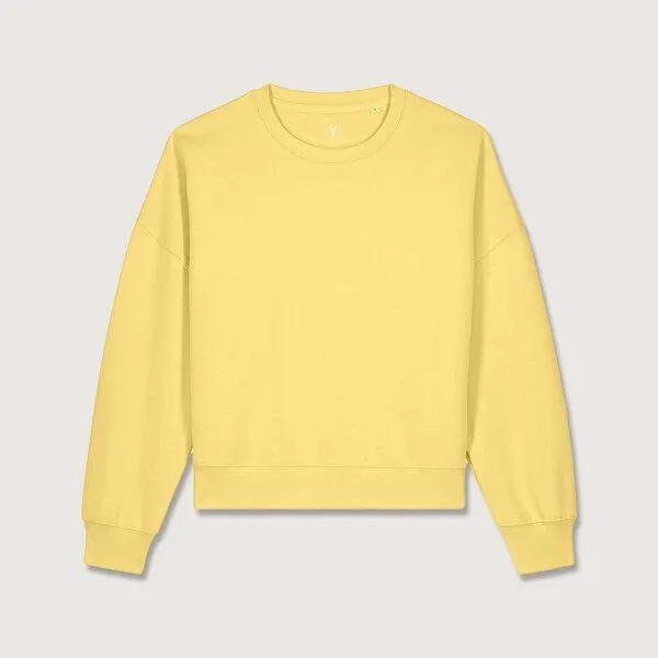 YTWOO YTWOO Modernes Damen-Sweatshirt – weich, nachhaltig & zeitlos, Viva yellow, – Produktbild 1 von 3
