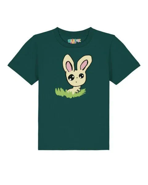 watabout.kids watabout.kids T-Shirt Kinder Osterhase im Gras, Glazed green, – Produktbild 1 von 3