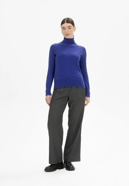 MELA Rollkragen-Pullover Modell: Mayura GOTS, Bold blue, – Produktbild 4 von 5