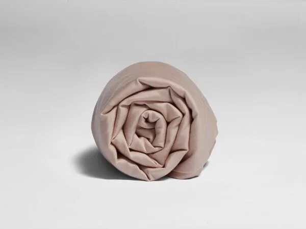 Yumeko Yumeko Kinderlaken Baumwollsatin, Dusty rose, – Produktbild 1 von 4