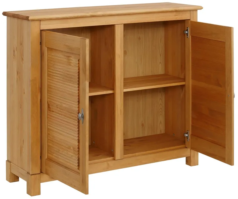 OTTO home Kommode Rauna, Breite 118 cm, aus massiver Kiefer, FSC®-zertifiziert, Braun, – Produktbild 5 von 5
