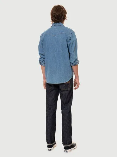 Nudie Jeans Nudie Jeans - Hemd George, Blue, – Produktbild 2 von 4