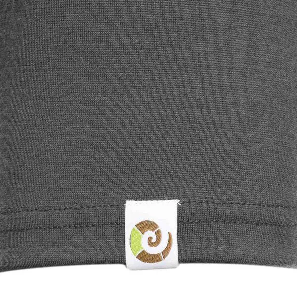 Kaipara - Merino Sportswear Kaipara - Merino Sportswear Merino kurzarm Unterhemd Herren Regularfit 200, Anthrazit, – Produktbild 3 von 3