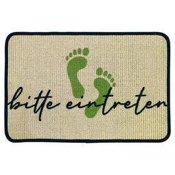 4betterdays 4betterdays Fußmatte | 'bitte eintreten' | 45 x 75 cm | Sisal | Naturlatex – Produktbild 1 von 1