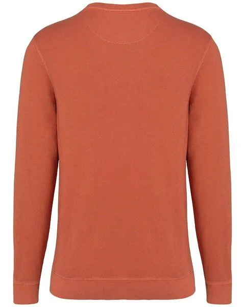 YTWOO YTWOO Unisex French Terry Sweatshirt aus 100% Baumwolle - produziert in Portugal, Orange, – Produktbild 4 von 4