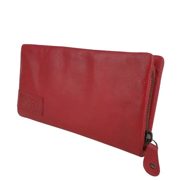 manbefair manbefair Damen Geldbörse Marta, Rot, – Produktbild 4 von 4