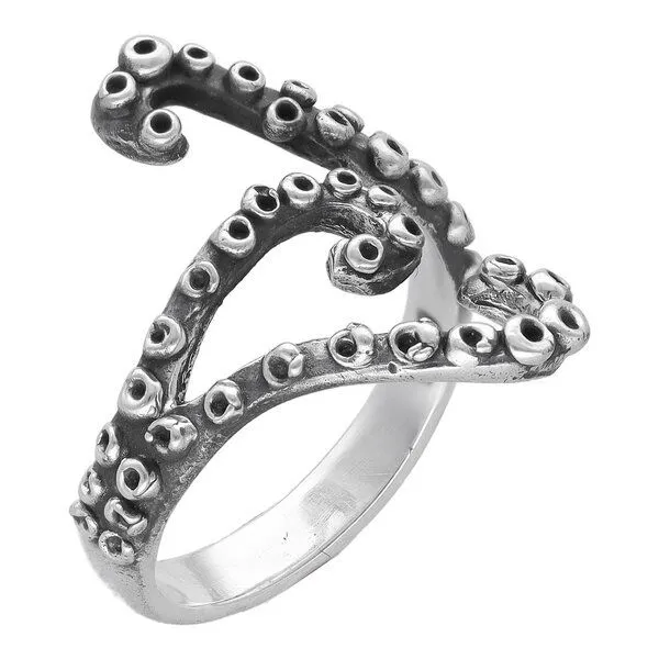 pakilia pakilia Silber Ring Tentakel Fair-Trade und handmade – Produktbild 4 von 4