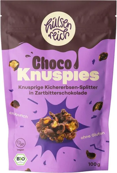 Hülsenreich Bio Choco Knuspies dunkel – Produktbild 2 von 4