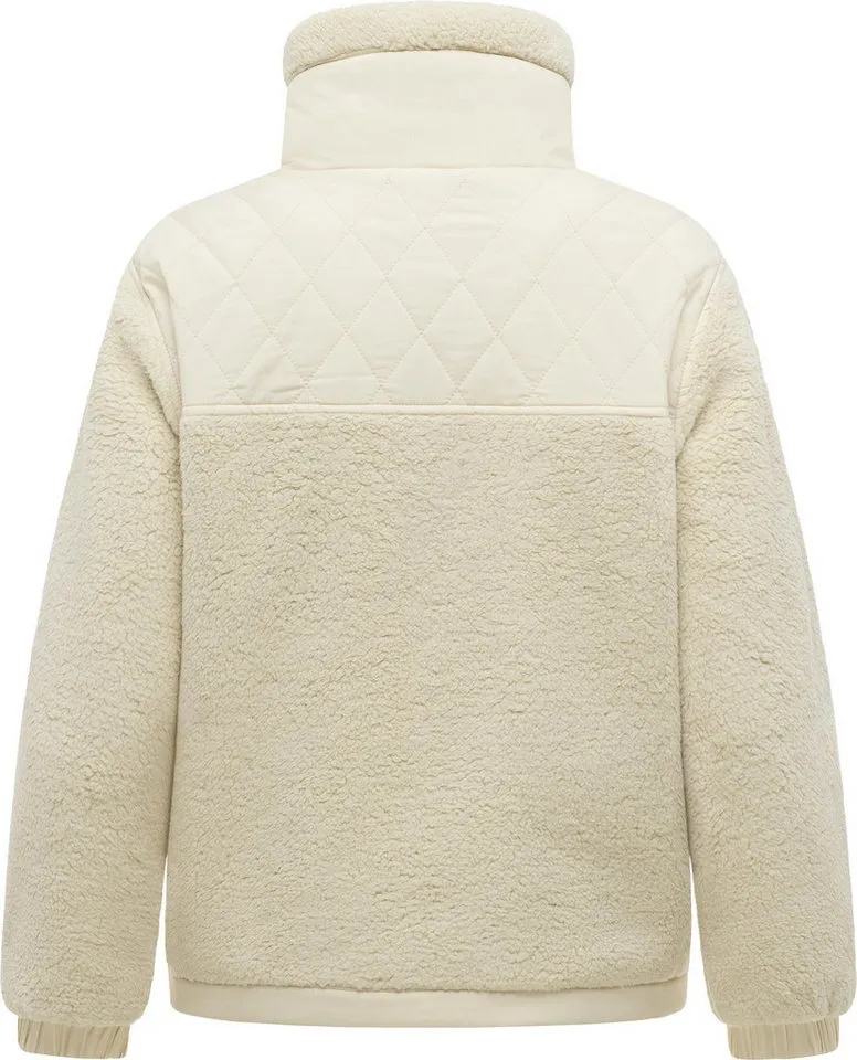 ragwear ragwear Plüschjacke Arctika Y Übergangsjacke im Teddy-Stepp-Materialmix, ultraleicht und winddicht, Braun, – Produktbild 4 von 4