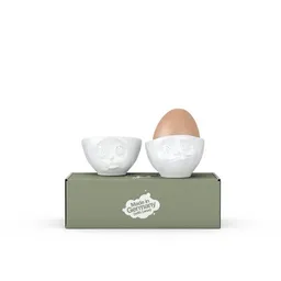 FIFTYEIGHT PRODUCTS FIFTYEIGHT PRODUCTS Eierbecher aus Porzellan im 2er Set – Produktbild 1 von 1