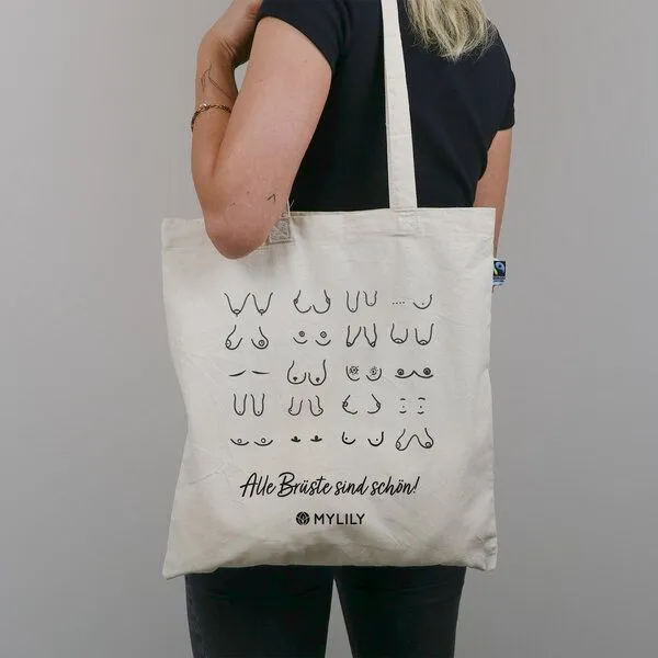 MYLILY MYLILY Brüste Beutel | Jutebeutel aus Baumwolle – Produktbild 3 von 4