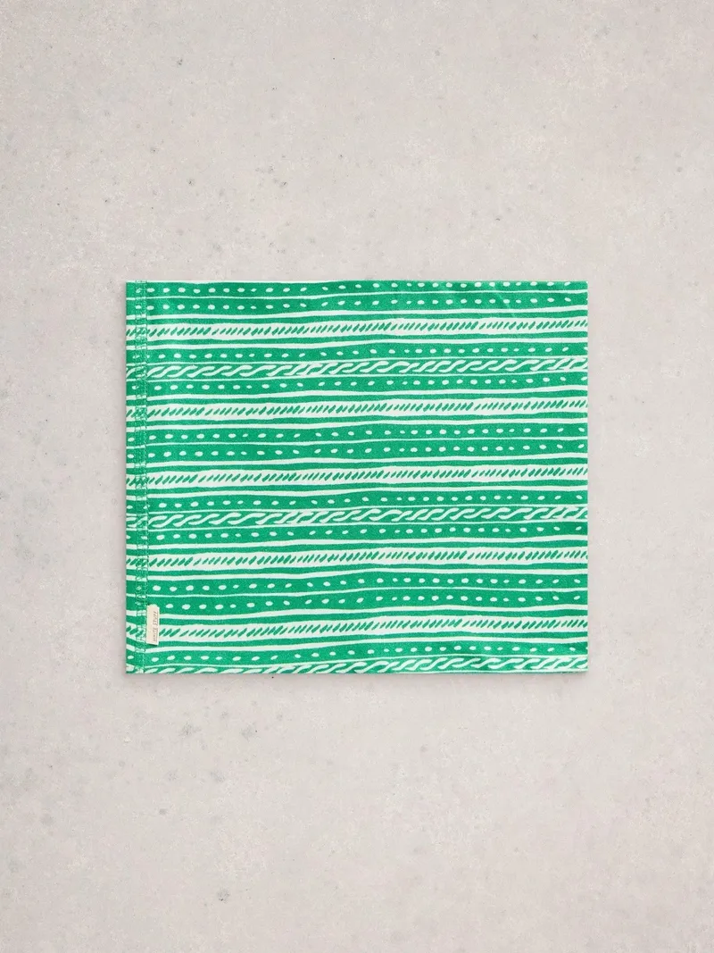 White Stuff Vielseitiger Loop-Schal aus Jersey - Einheitsgröße, Grün multi, – Produktbild 4 von 4