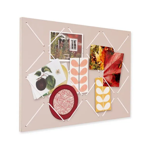 klotzaufklotz klotzaufklotz Pinnwand Linoleum, Blassrosa, – Produktbild 2 von 5