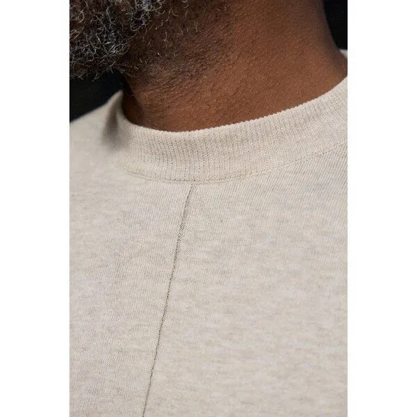 About Companions About Companions Klassischer Strickpullover MILO aus Bio-Baumwolle, Beige (eco melange sand), – Produktbild 3 von 4