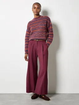 Apricot Apricot Streifenpullover ohne Verschluss aus Pointellestrick – Produktbild 1 von 1