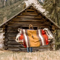 Steppenwolle Steppenwolle Wolldecke PATAGONIA | Kuscheldecke aus 100% Schurwolle | Plaid 100% mulesingfrei – Produktbild 1 von 1
