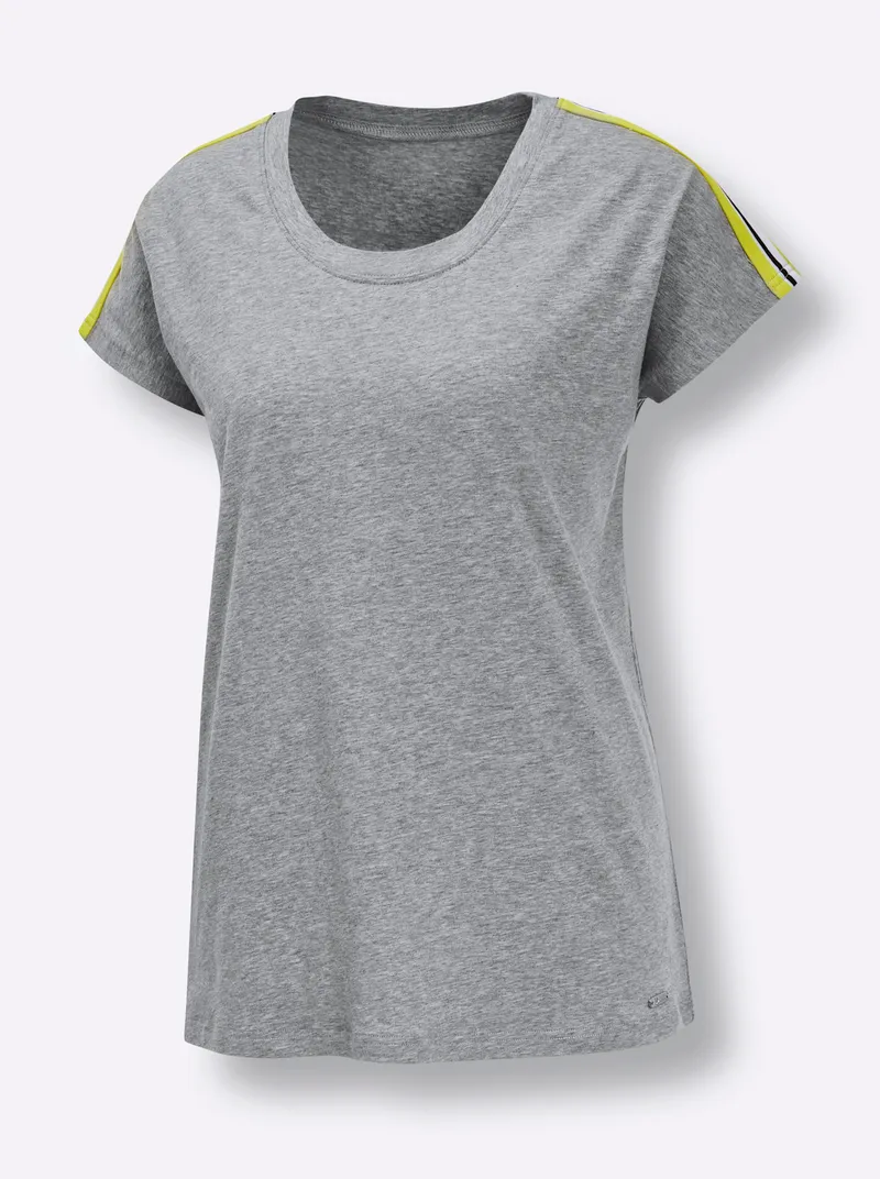 feel good Shirt grau-meliert, Grau-meliert, – Produktbild 2 von 2