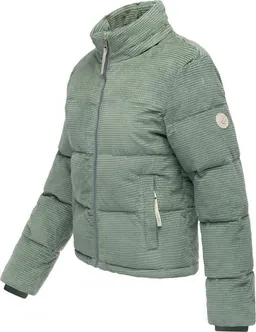ragwear ragwear Steppjacke Roobie Cordy Wasserdichte Winterjacke aus Kord mit abnehmbarer Kapuze – Produktbild 1 von 1