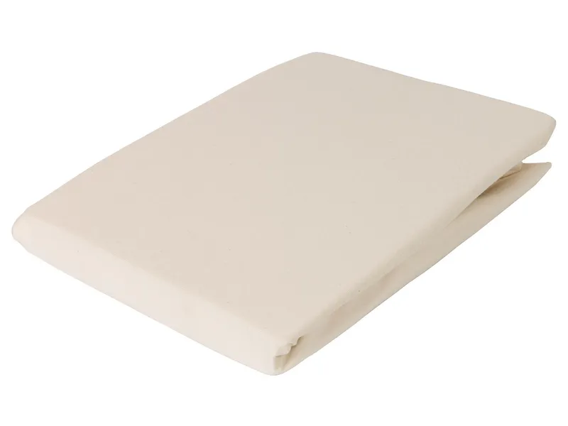 HANS NATUR HANS NATUR Spannbettlaken Bio-Baumwolle Biber Maße 55 x 90 x 11cm, Natur, – Produktbild 2 von 2
